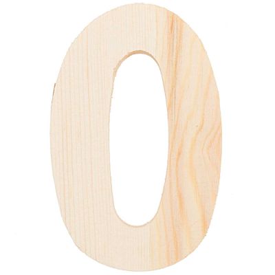 Zahlen 8cm Holz von Rico Design