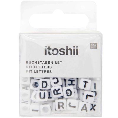 itoshii Buchstaben Mix Würfel 6x6x6mm 99 Stück von Rico Design