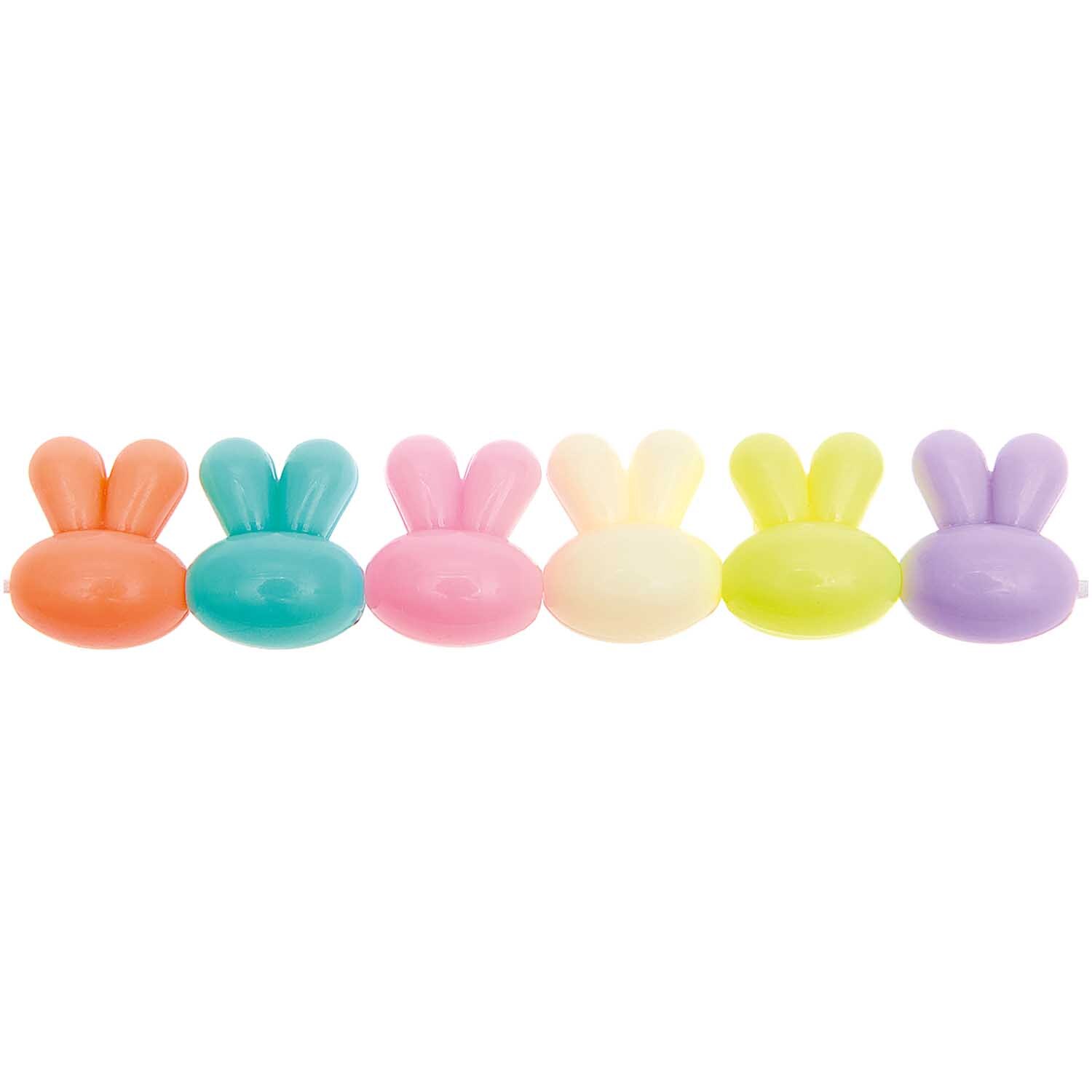 itoshii Hasen Perlen pastell 13x15mm 9 Stück itoshii Hasen Perlen pastell 13x15mm 9 Stück von Rico Design