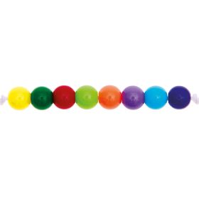 itoshii Kunststoffperlen rainbow classic Mix 6mm 80 Stück von Rico Design