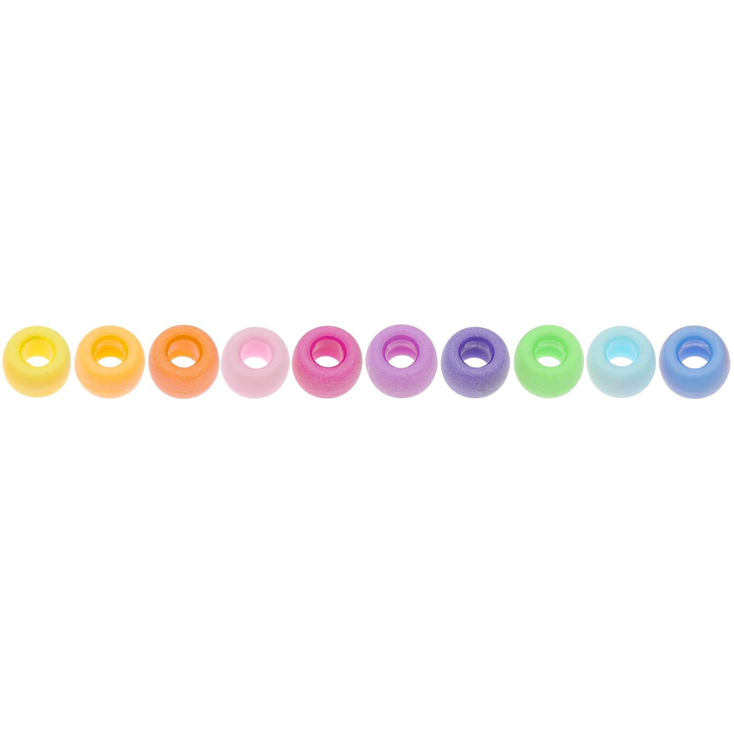 itoshii - Ponii Beads Matt Mix 9x6mm 80 Stück von Rico Design
