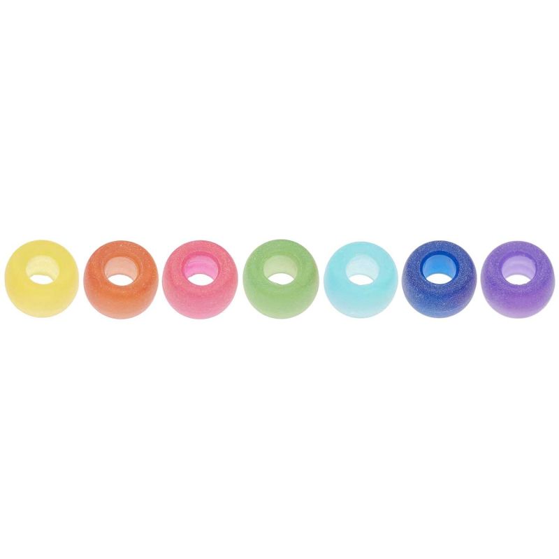 itoshii - Ponii Beads frozen Regenbogen 9x6mm 400 Stück itoshii - Ponii Beads frozen Regenbogen 9x6mm 400 Stück von Rico Design