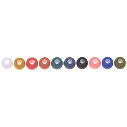 itoshii - Ponii Beads matt Erdfarben dunkel 9x6mm 400 Stück itoshii - Ponii Beads matt Erdfarben dunkel 9x6mm 400 Stück von Rico Design