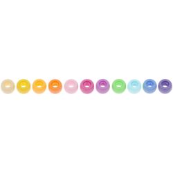 itoshii - Ponii Beads matt Regenbogen 9x6mm 400 Stück itoshii - Ponii Beads matt Regenbogen 9x6mm 400 Stück von Rico Design