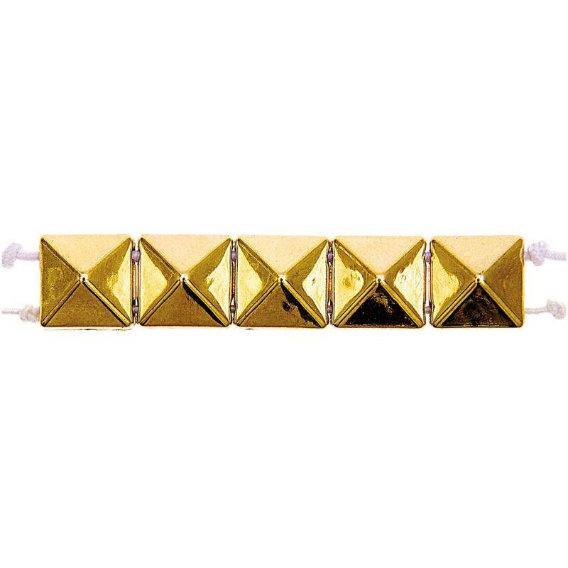 itoshii Pyramiden Perlen quadratisch gold von Rico Design