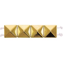 itoshii Pyramiden Perlen quadratisch gold von Rico Design