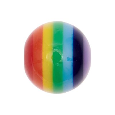 itoshii Regenbogen Perle rund 18mm 1 Stück von Rico Design