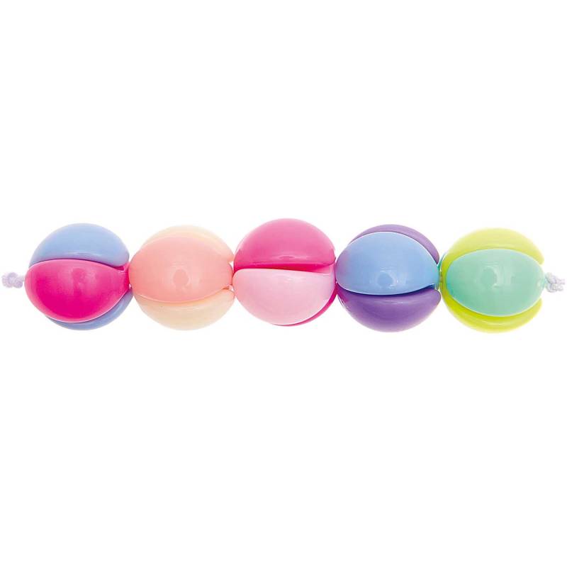 itoshii Verbindungsbälle Perlen pastell 14mm 24 Stück von Rico Design