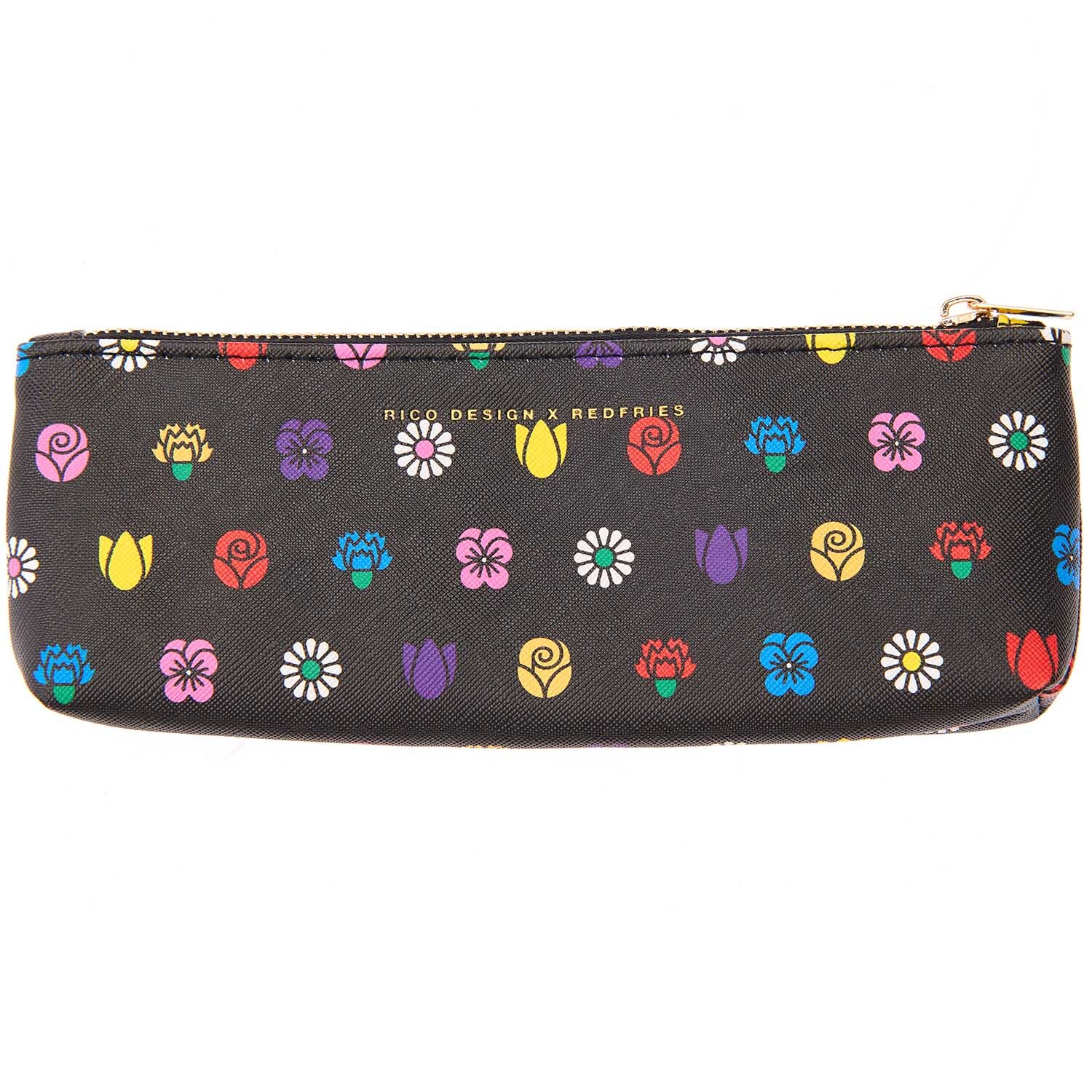 Rico Design x Redfries Etui Blumen 20x6,5cm von Rico Design