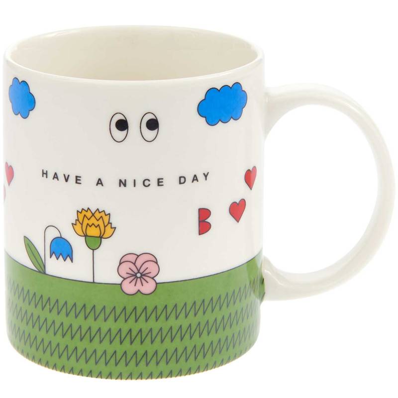 Rico Design x Redfries Porzellan Tasse Eye Candy 9,5cm Ø8cm von Rico Design