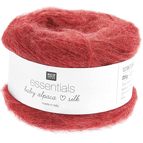 Rico Essentials Baby Alpaca Loves Silk 008 kirsche von Rico Design