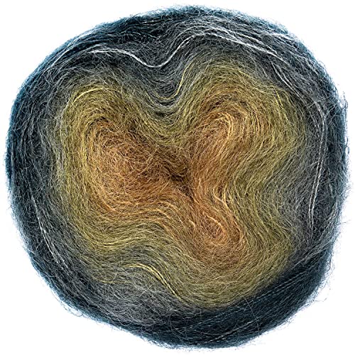 Rico Essentials Super Kid Mohair Loves Silk Colourlove, Fb. 12 Oliv, Regenbogen Lacegarn aus Super Kid Mohair & Seide zum Stricken und Häkeln, Lacewolle Nadelstärke 6 mm Rico Essentials Super Kid Mohair Loves Silk Colourlove, Fb. 12 Oliv, Regenbogen Lacegarn aus Super Kid Mohair & Seide zum Stricken und Häkeln, Lacewolle Nadelstärke 6 mm von Rico Design