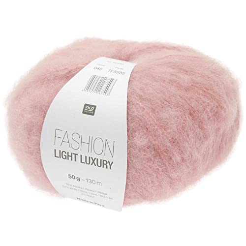 Rico Fashion Light Luxury Fb. 40 rosa, leichte Wolle mit Alpakawolle zum Stricken Rico Fashion Light Luxury Fb. 40 rosa, leichte Wolle mit Alpakawolle zum Stricken von Rico Design