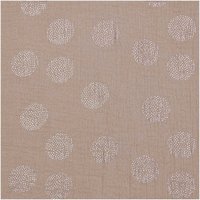 Rico Meterware Krinkelmusselin taupe Hot Foil von Rico Design