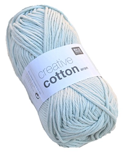 Rico creative cotton aran Farbe 31-cloud Baumwollgarn zum Stricken & Häkeln Rico creative cotton aran Farbe 31-cloud Baumwollgarn zum Stricken & Häkeln von Rico Design