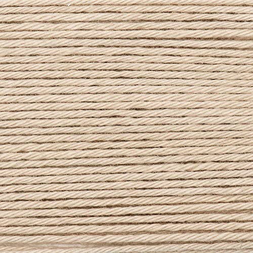 Ricorumi DK Wolle 100% Baumwolle Häkelgarn Häkelwolle 1 Knäul 25g Farbe (051 kitt) von Rico Design