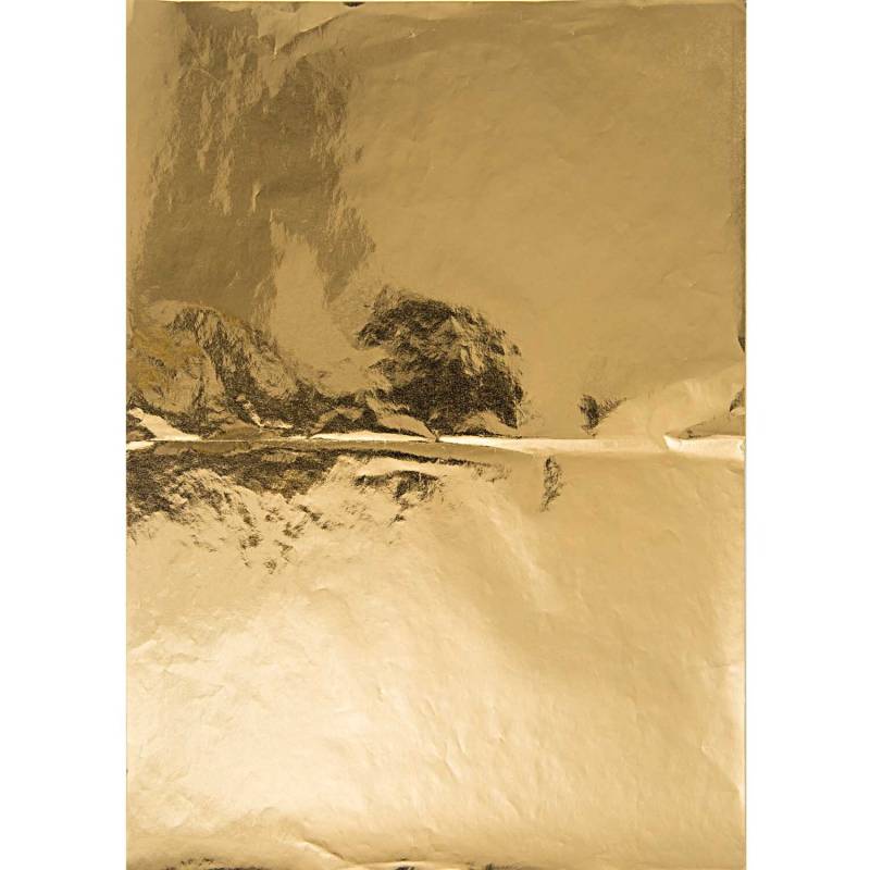 SB Paper Patch Papier gold 30x42cm 3 Bogen Hot Foil von Rico Design