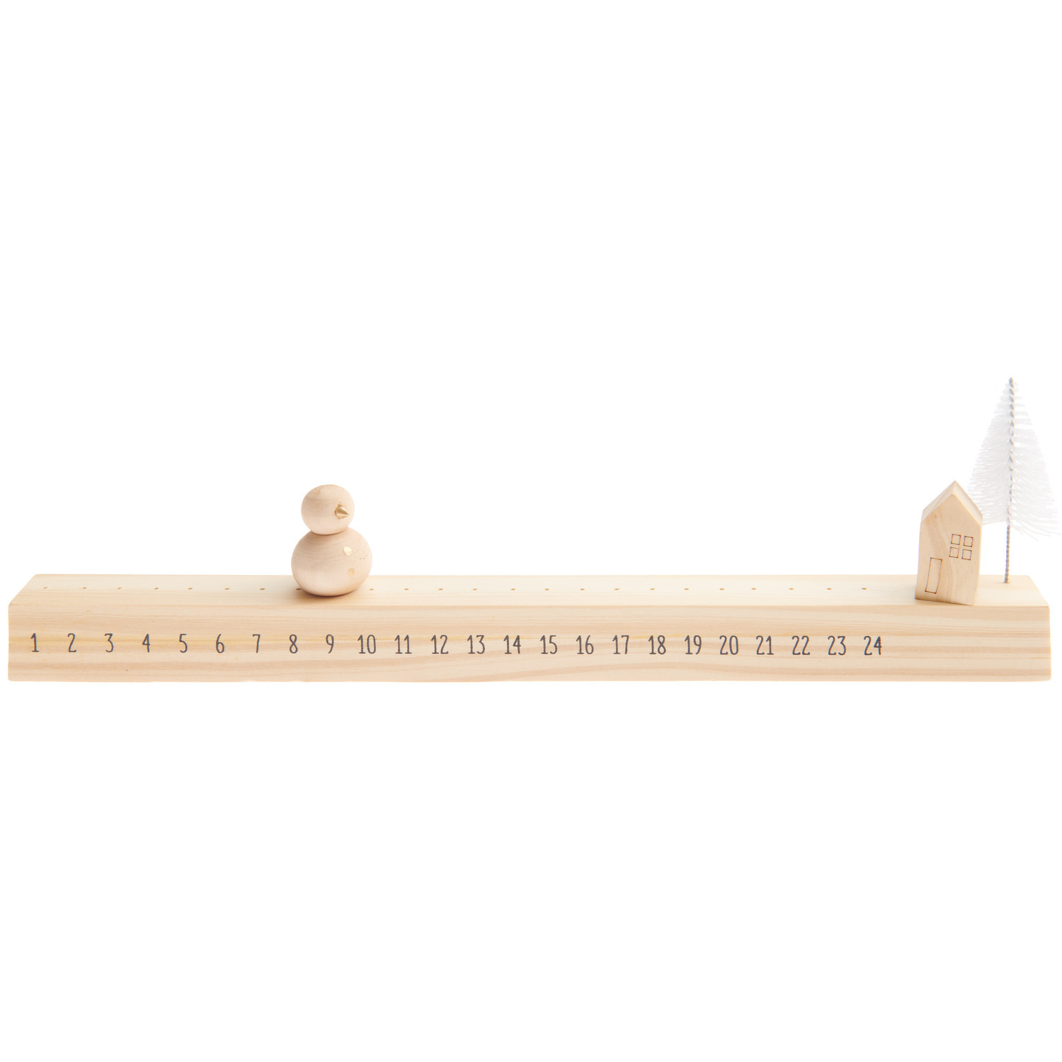 Schiebe-Adventskalender mit Schneemann von Rico Design