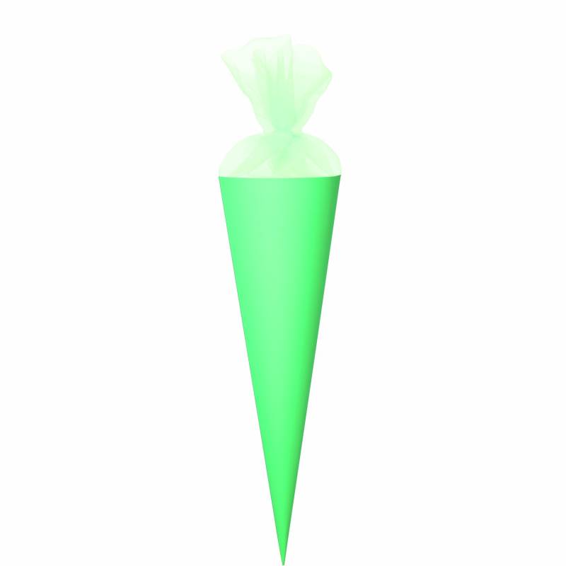 Rico Design Schultüte Rohling mit Tüllverschluss Neon Neon Grün Rico Design Schultüte Rohling mit Tüllverschluss Neon Neon Grün von Rico Design