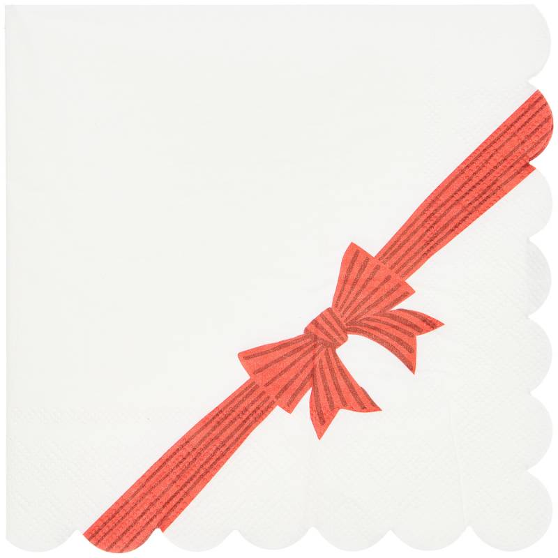 Servietten Schleifenband Weiß Servietten Schleifenband Weiß von Rico Design