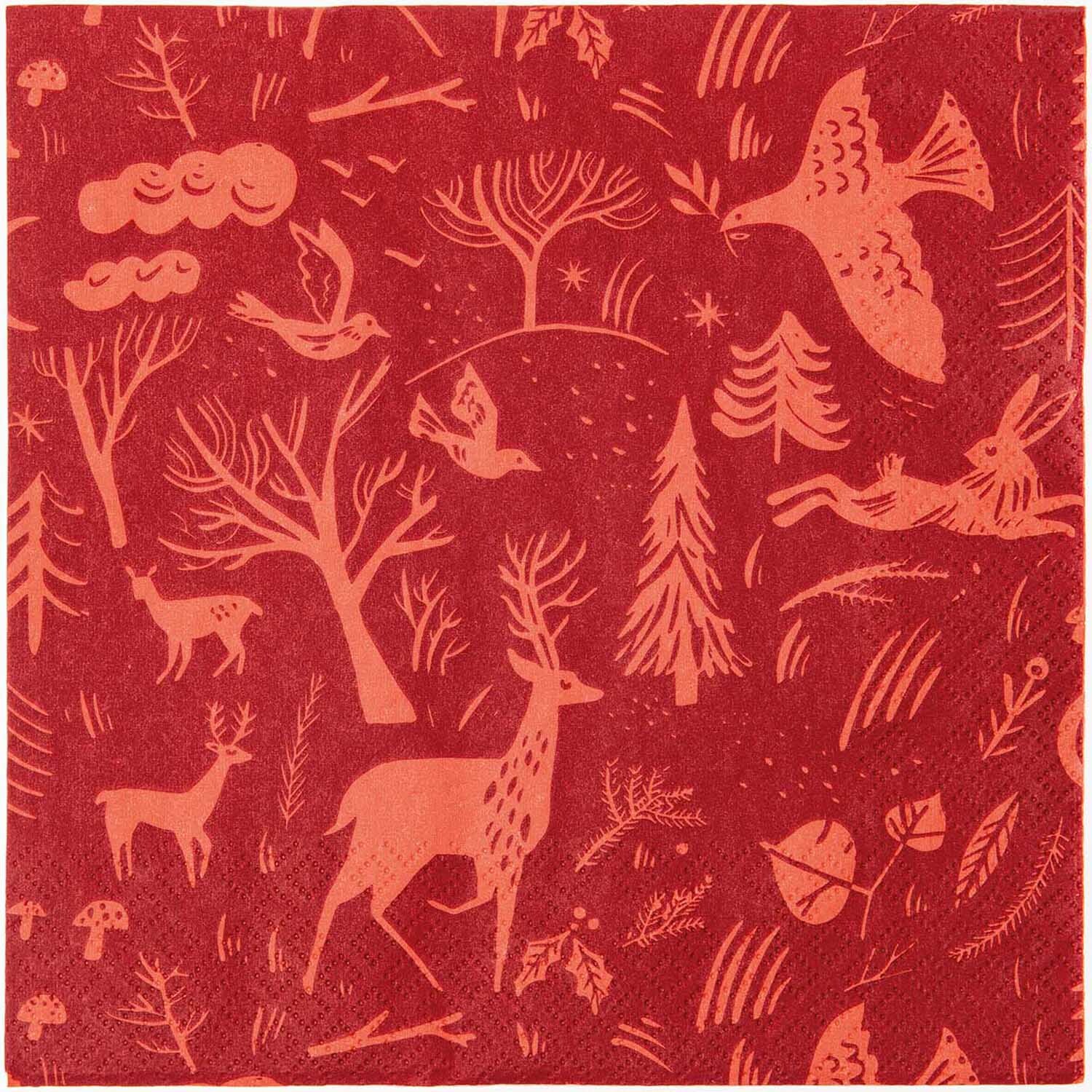 Servietten Winterwald 33x33cm 20 Stück Servietten Winterwald 33x33cm 20 Stück von Rico Design