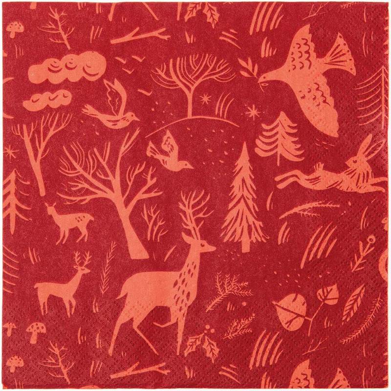 Servietten Winterwald 33x33cm 20 Stück Servietten Winterwald 33x33cm 20 Stück von Rico Design