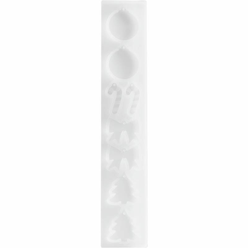 Silikon Gießform Anhänger Weihnachten von Rico Design