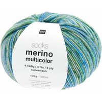 Socks Merino Multicolor 4-fädig von Rico Design