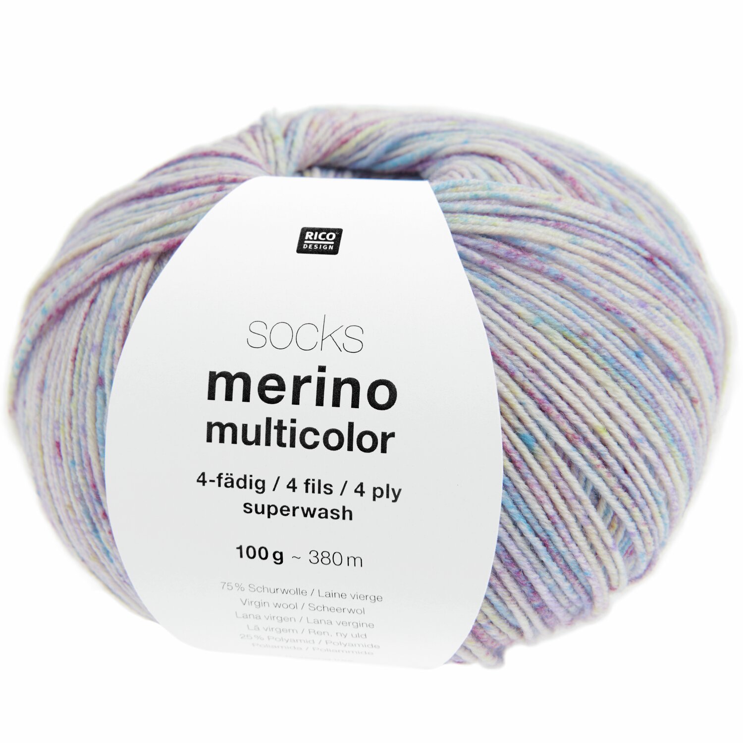 Socks Merino Multicolor 4-fädig Socks Merino Multicolor 4-fädig von Rico Design