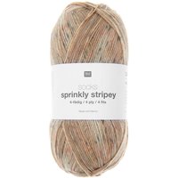 Rico Design Socks Sprinkly Striply 4-fädig Beige Rico Design Socks Sprinkly Striply 4-fädig Beige von Rico Design