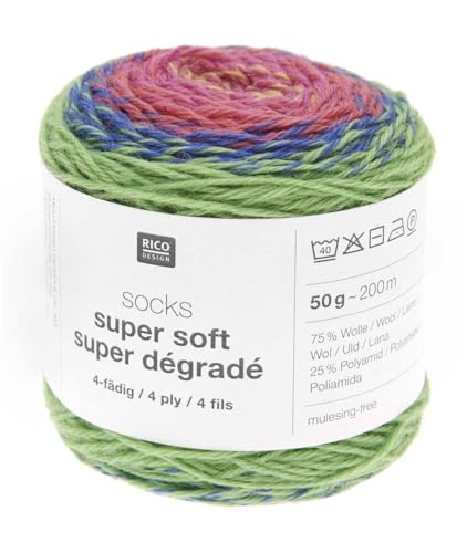 Socks Super Soft Super Farbverlauf, 4 Fäden Rico Design Socks Super Soft Super Farbverlauf, 4 Fäden Rico Design von Rico Design