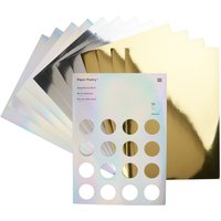 Spiegelkarton-Block Gold/Silber von Multi