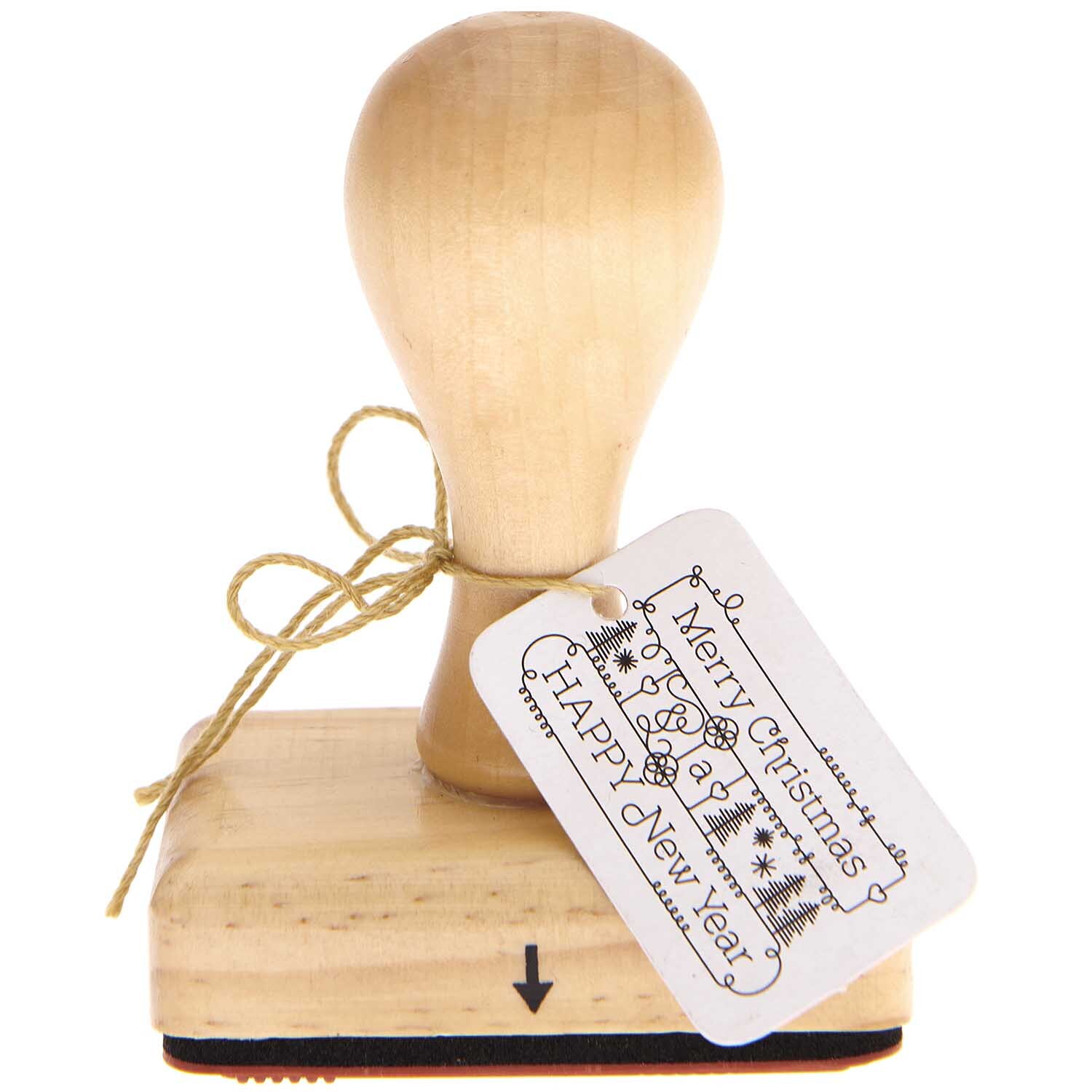 Stempel Christmas & New Year 6x4cm von Rico Design