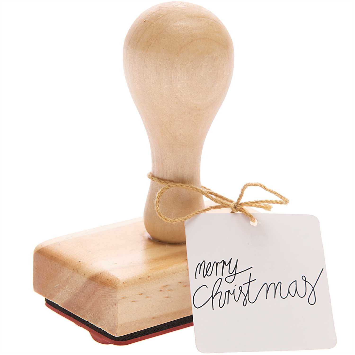 Stempel Merry Christmas 7x4cm von Rico Design