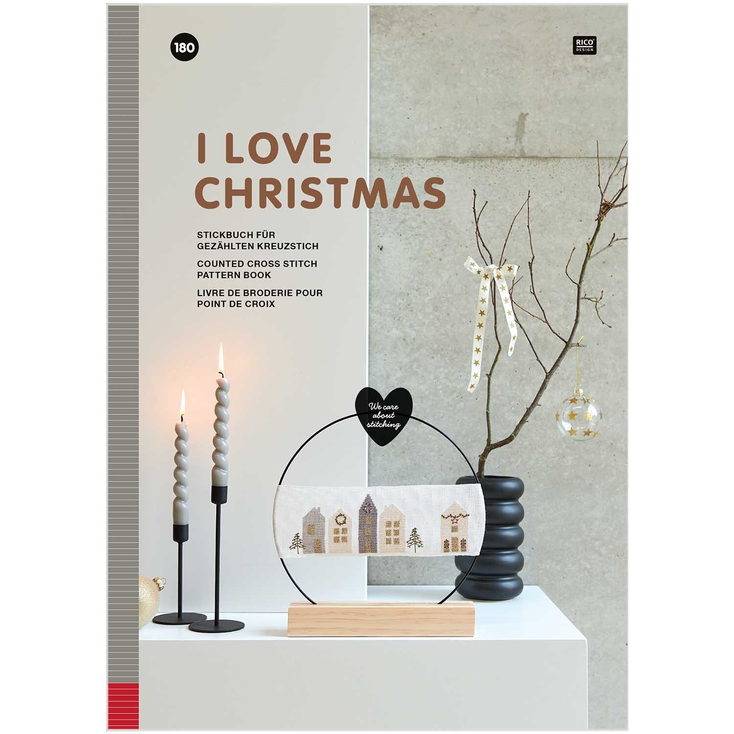 Stickbuch I love Christmas 180 von Rico Design