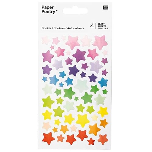 Sticker Sterne Bunt von Rico Design
