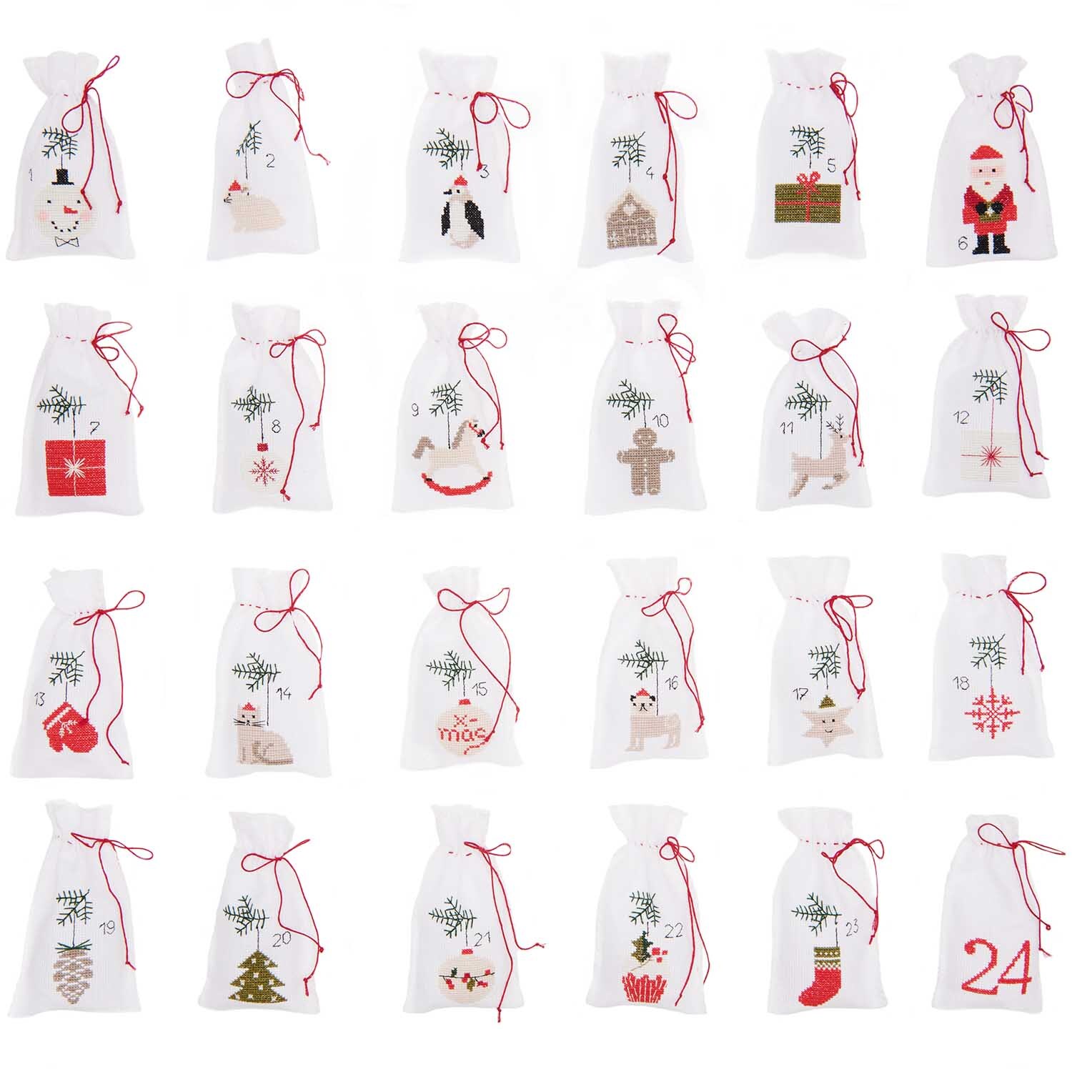 Stickpackung Adventskalender Stickpackung Adventskalender von Rico Design