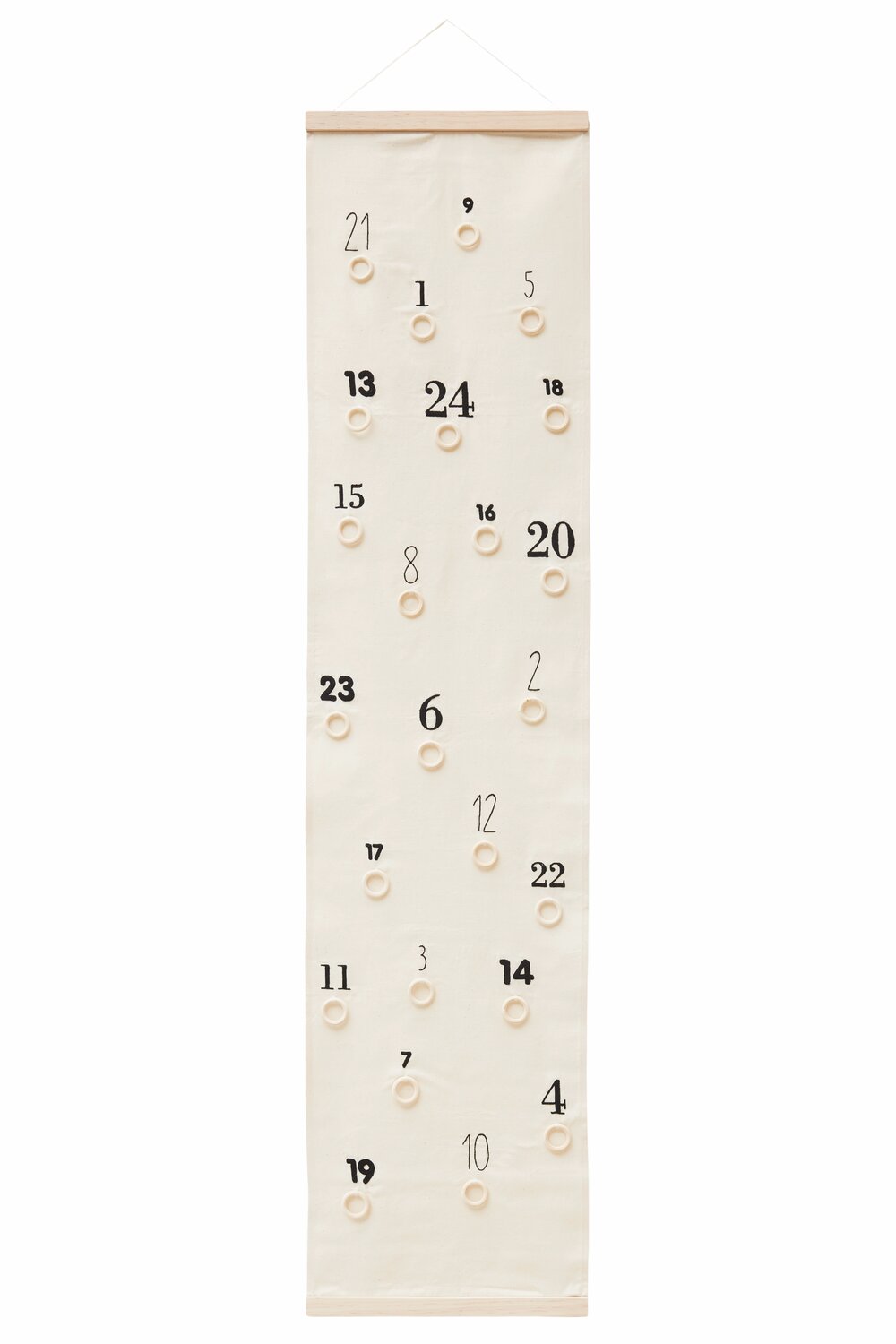 Stickpackung Adventskalender Zahlen vorgezeichnet von Rico Design