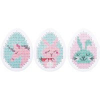 Rico Design Stickpackung Anhänger Ostereier Wonderland 3 Stück von Rico Design