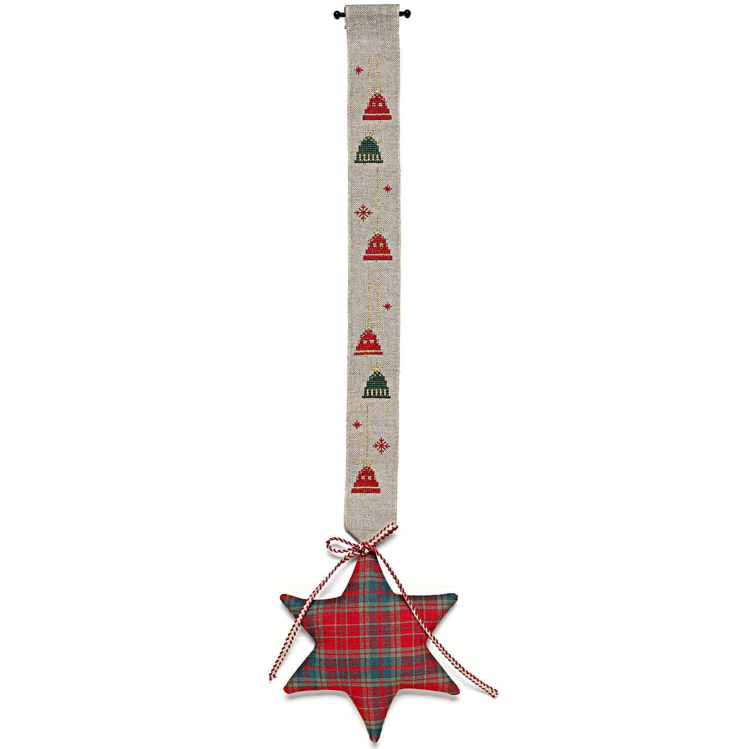 Stickpackung Behang Glocke mit Stern 17x62cm Stickpackung Behang Glocke mit Stern 17x62cm von Rico Design