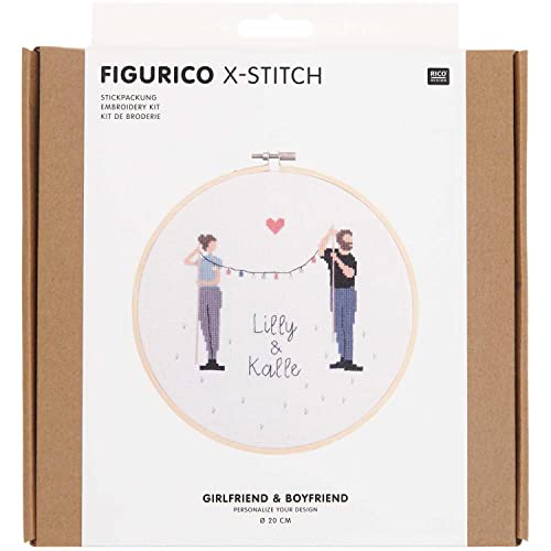 Stickpackung Figurico Girlfriend & Boyfriend von Rico Design