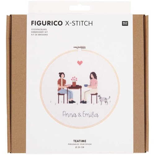 Stickpackung Figurico Teatime Stickpackung Figurico Teatime von Rico Design