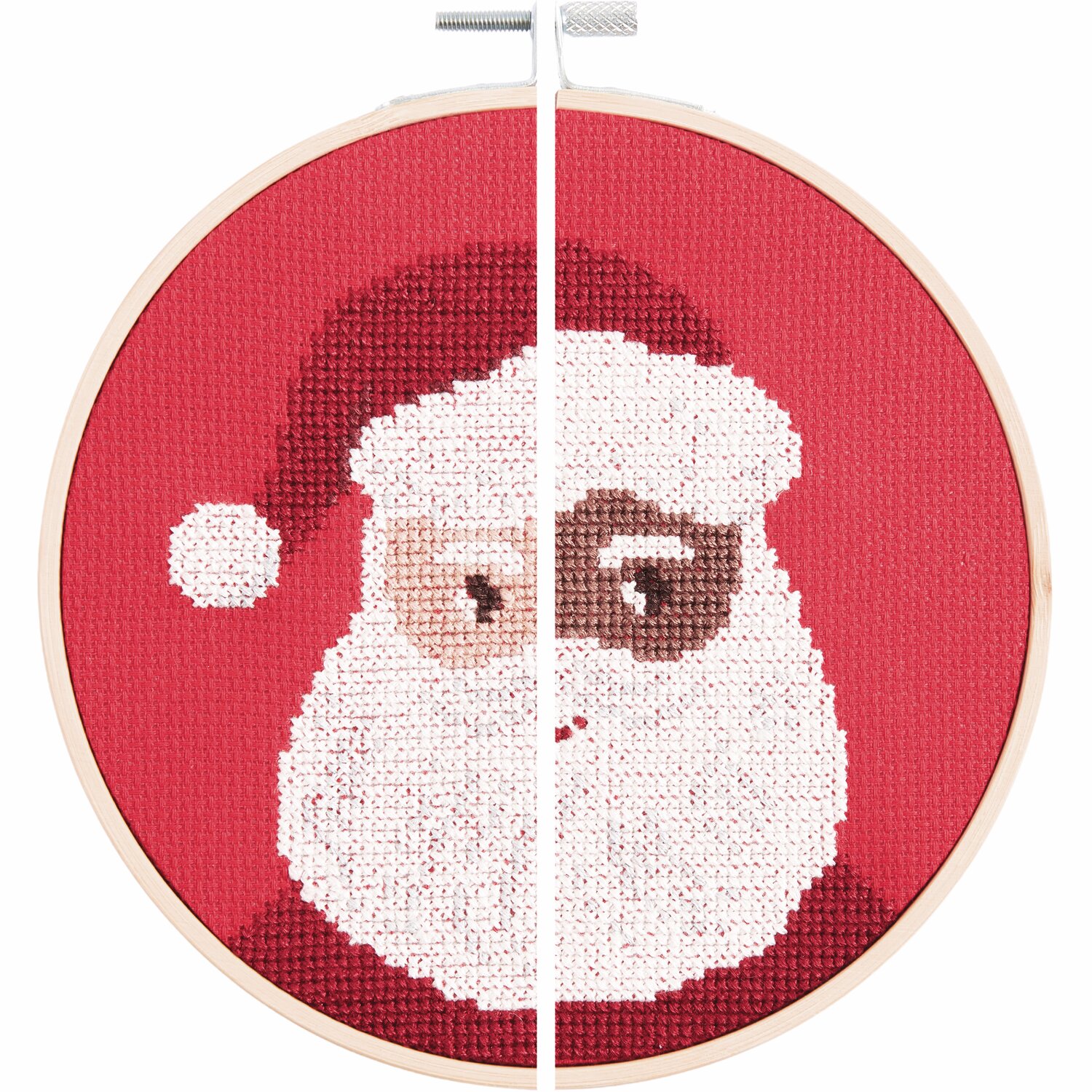 Stickpackung Portrait Santa von Rico Design