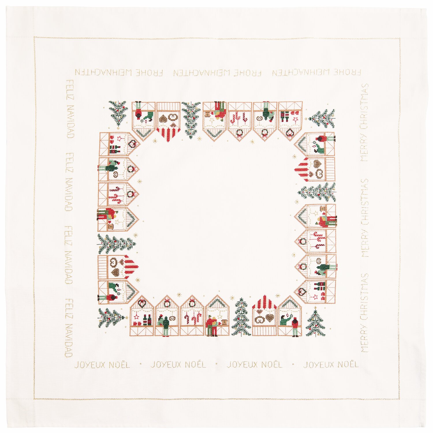 Stickpackung Tischdecke Weihnachtsmarkt Stickpackung Tischdecke Weihnachtsmarkt von Rico Design