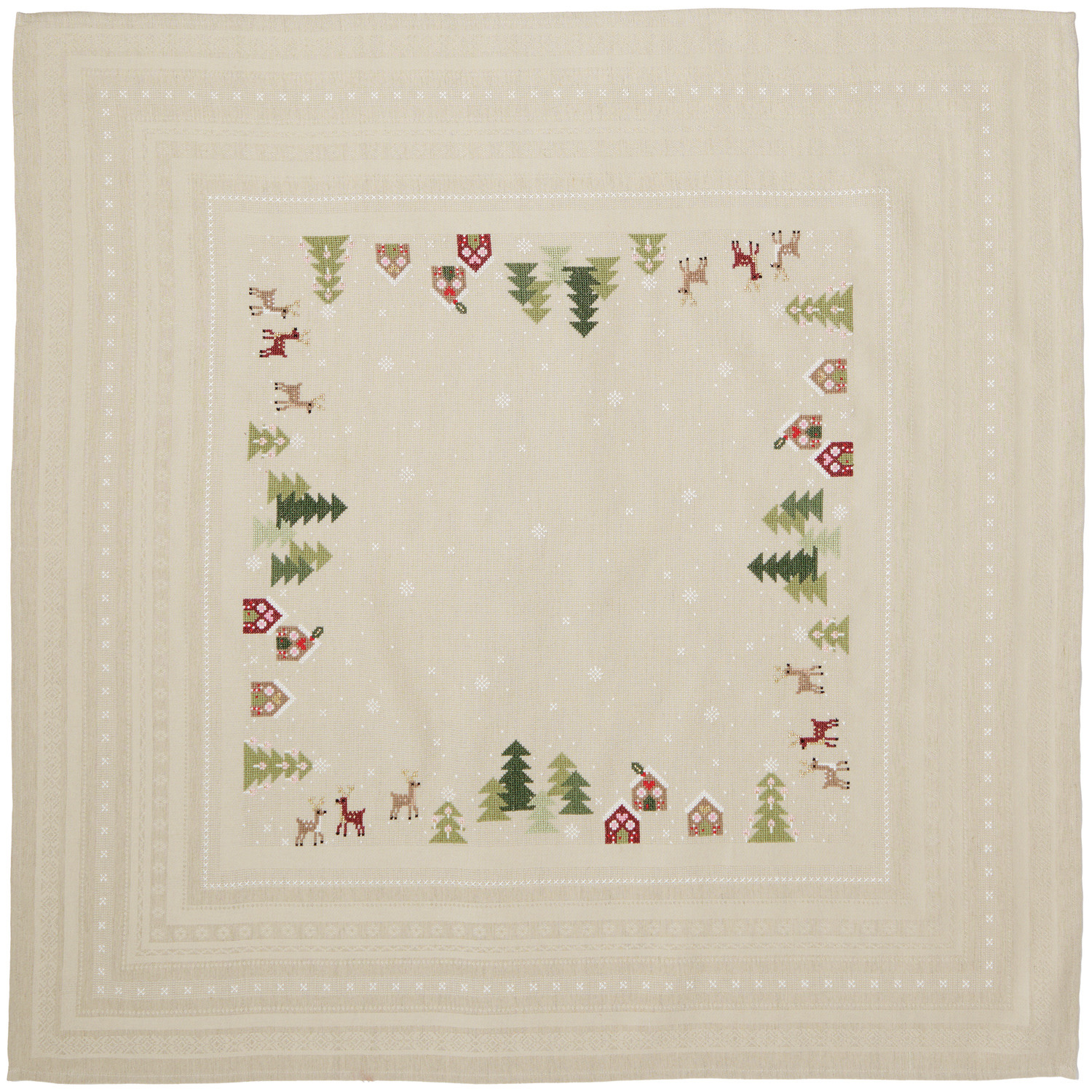 Stickpackung Tischdecke Winterlandschaft Stickpackung Tischdecke Winterlandschaft von Rico Design
