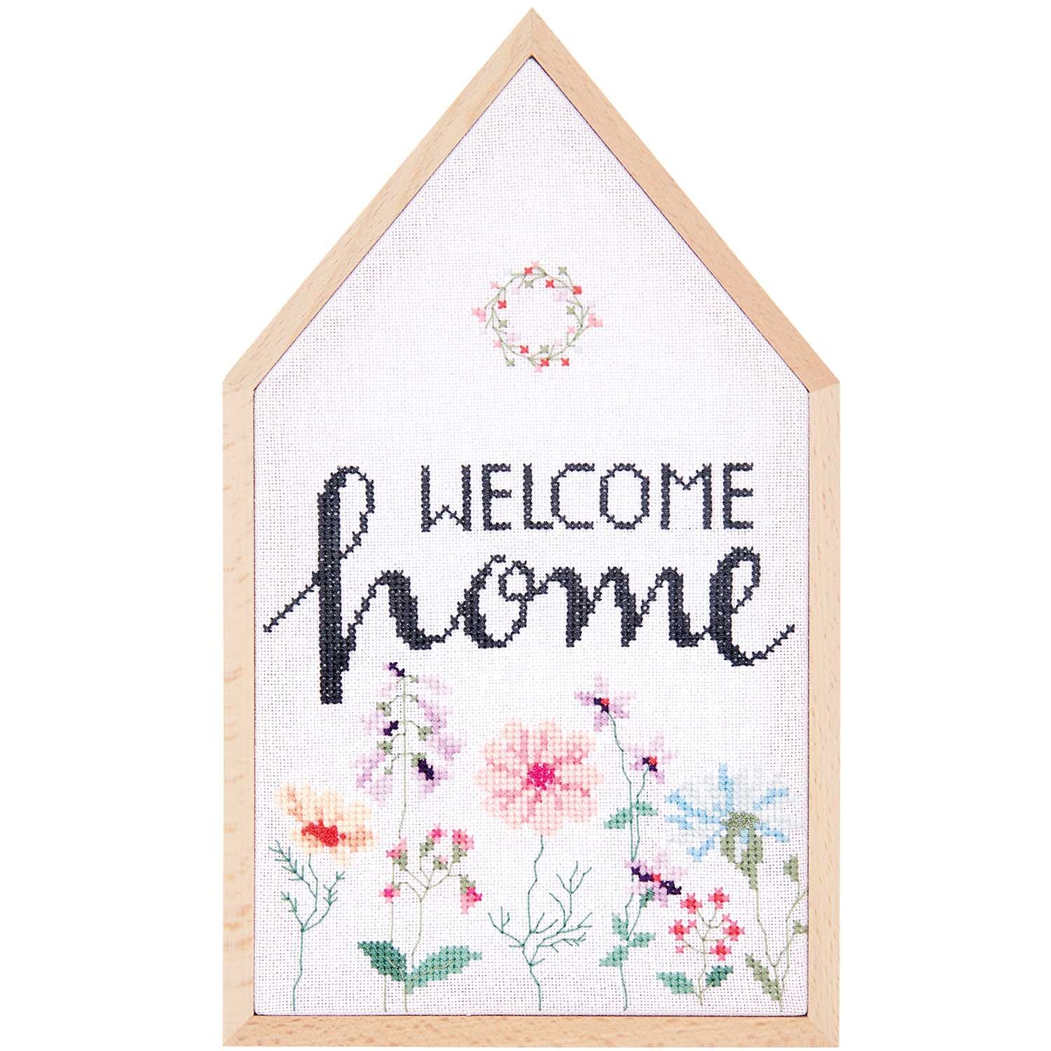 Stickpackung Welcome Home groß Stickpackung Welcome Home groß von Rico Design