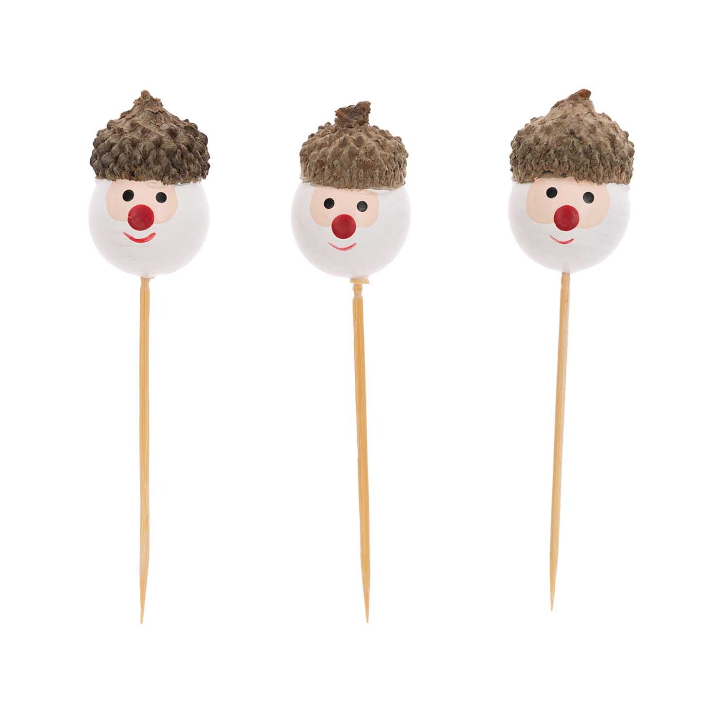 Sticks Weihnachtsmann weiß 3 Stück Sticks Weihnachtsmann weiß 3 Stück von Rico Design