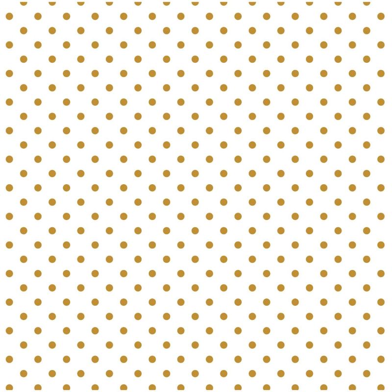 Stoff Punkte klein weiß-gold 140cm beschichtet Stoff Punkte klein weiß-gold 140cm beschichtet von Rico Design