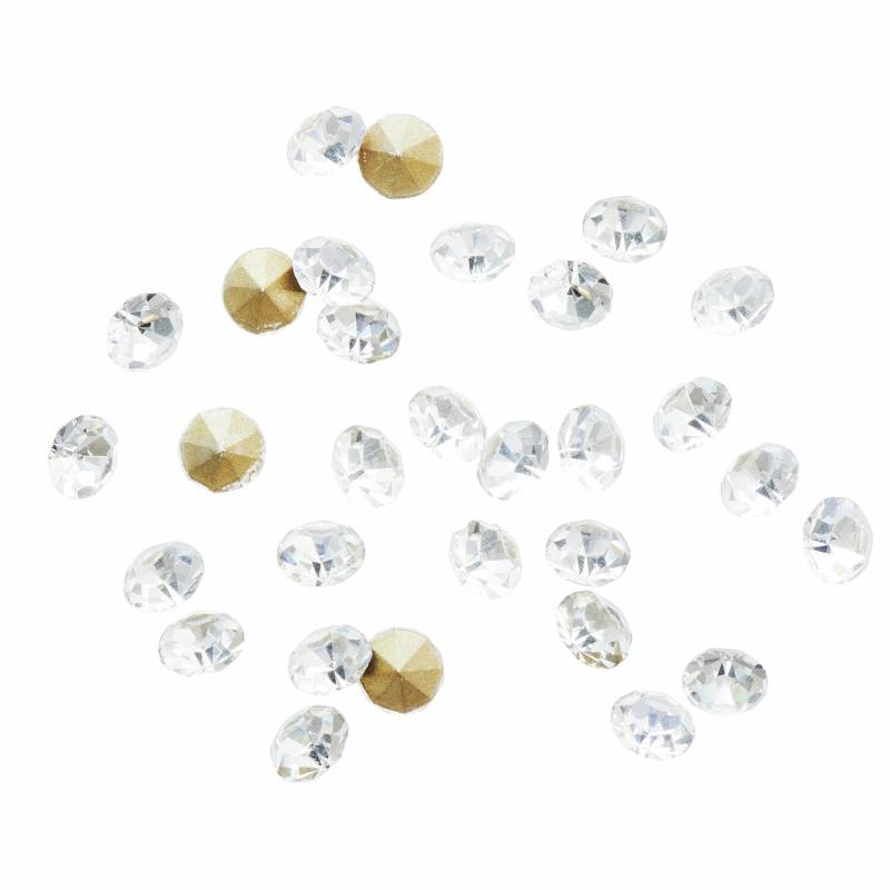 Strass-Steine spitz Crystal 4mm Strass-Steine spitz Crystal 4mm von Rico Design