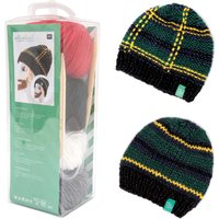 Strickset Mütze Wild Wild Wool tanne-mehrfarbig von Rico Design